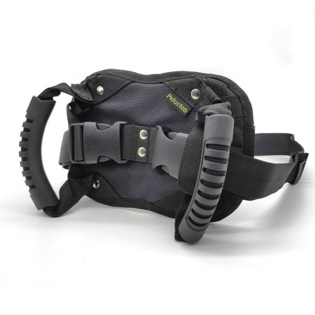 Pelucton Poignée Passager Moto Universelle, Robuste Ceinture de Maintien Passager Moto, Harnais Moto Passager Réglable