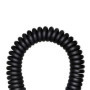 PNGKNYOCN Câble spirale à angle droit HDMI 270 degrés coude mâle HDMI vers mâle HDMI câble spirale à ressort, support 3D 1080P, 
