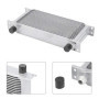 KSTE Radiateur Refroidissement, 19 Rangs British Type de Moteur Refroidisseur d'huile Moteur Radiateur de Refroidissement Argent