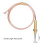DeWin Thermocouple, Thermocouple à Gaz M8 Fil Chauffant Sonde de Thermocouple à Gaz 600mm pour Accessoires de Barbecue