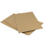 PINGEUI Lot de 60 feuilles de carton ondulé A4, 3 mm d'épaisseur, feuilles de carton kraft pour expédition, envoi, emballage, lo