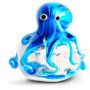 EUSTUMA Figurine Pieuvre en Verre soufflé à la Main, Ornement Animal Marin pour Aquarium, Collection d'animaux Marins pour Cadea