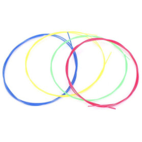 Ukulele Strings Colored, Ukulele Cordes Nylon Ukulele Coloré pour le remplacement des cordes Ukulele