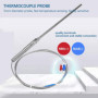Sondes de Capteur de Thermocouple, Keenso Contrôleur de Température Capteur Thermocouple de Type K Haute Température(2M)