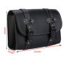 Eulina Sacoche de Selle en Cuir de boîte latérale de Moto, Sac de Cavalier, Sac à Outils, Sac de côté