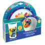 FUN HOUSE | Set Vaissellle Lilo & Stitch Pour Enfant | 1 verre, 1 Assiette + 1 Bol | Réutilisable & Micro-Ondable | Licence Offi
