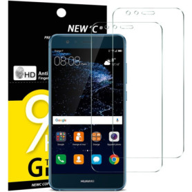 NEW'C Lot de 2, Verre Trempé pour Huawei P10 Lite, Film Protection écran efficace contre les Rayures - sans Bulles - Ultra Résis