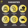 2 Clignotants de rétroviseur | Installation facile & qualité OEM | Compatible avec Renault Master III, Nissan NV400, Opel Movano