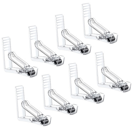 CZ Store®-✮Marque Française✮-Pince Nappe|Lot de 8|✮✮Garantie A Vie✮✮-Fixe Nappe avec Clip à Ressort-Pince Nappe Exterieur en Pla
