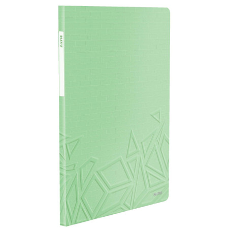 Leitz Reliure Protège-Documents A4, 40 Pochettes, Capacité 80 Feuilles, Pochettes Transparentes, Vert, Urban Chic, 46 140 050