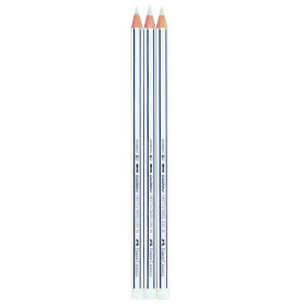 Faber-Castell 111499 Crayon pour tableau noir Lot de 3 Blanc