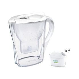 Carafe filtrante Marella avec 3 filtres inclus