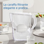 Carafe filtrante Marella avec 3 filtres inclus