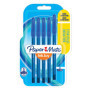 Paper Mate InkJoy 100ST stylos bille avec bouchon | pointe fine (0,7 mm) | bleu | lot de 5