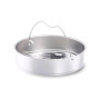 Fissler / Insert à Vapeur (Ø 22 Cm) Pour Autocuiseur En Acier Inoxydable, Non Perforé, Avec Trépied, Argenté
