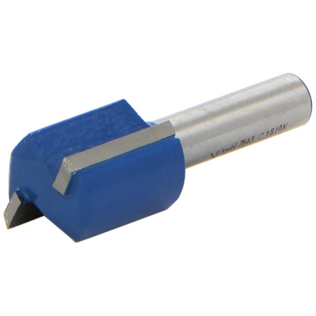 kwb Fraises à rainurer HSS Ø 18 mm, à mises rapportées en métal dur, avec queue de serrage précise et géométrie de coupe optimis