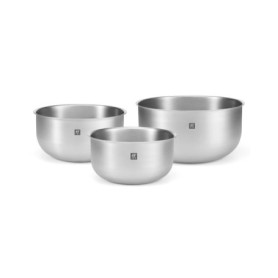 Zwilling Prep Lot de 3 saladiers en acier inoxydable 18/10 Diamètre : 17, 21 et 25 cm