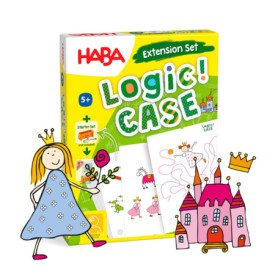 HABA - LogiCASE Extension – Princesses - Jeu d'énigmes - 5 Ans et Plus - Réf 306125