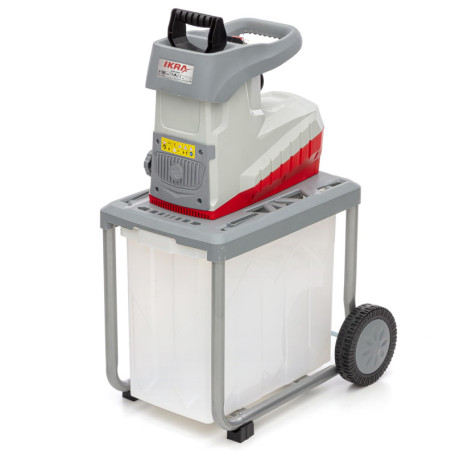 IKRA broyeur silencieux électrique ILWH 3000, diamètre de la branche 45mm, moteur puissant de 3000W