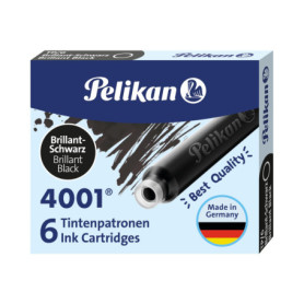 Pelikan 43388 Etui de 6 Cartouches courte standard