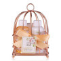Accentra - HONEY JASMINE dans un magnifique panier en fil métallique - coffret de soins 3 pièces avec gel douche, lotion pour le