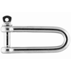 Manille droite, type long 12mm A4 AISI 316