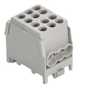 Pollmann HLAK 25-1/4 M2 Borne de dérivation Connecteur Electrique Borne de Raccordement Gris