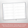 paper&you® Carnet d'adresses A5 avec onglet A-Z [Poppy] Livre pour contacts, anniversaires et mots de passe – Durable et respect