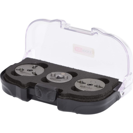 KS TOOLS Juego de adaptadores de herramientas de reposición de pistones de freno, 3 pzs 150.2295 Couleur