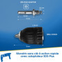 S&R Mandrin Perceuse SDS Auto serrant 1.5-13 mm 1/2-20UNF avec Adaptateur SDS-plus. Pour Perceuse Bosch Metabo Makita etc