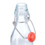 Relaxdays Bouteille en Verre, Lot de 24, capacité de chacune : 250 ML, à remplir, Bouchon mécanique, Transparente