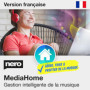 Gestion de la musique Nero Media Home | Gérer & lire la musique | Détecter les chansons | Archiver | Trier | Lire | Licence illi