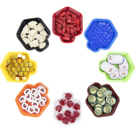 Feldherr Jeu de 16 pièces de Valeur Plateau à jetons Shell Classic