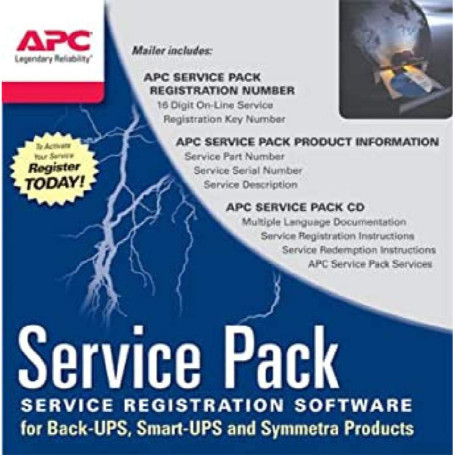 APC Extended Warranty Service Pack Support technique support t él éphonique 3 ann ées 24 heures par jour / 7 jours par semaine