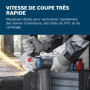 Bosch Professional 18V System meuleuse angulaire sans-fil GWS 18V-8 (diamètre de disque 125 mm)