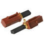 vhbw 2x Balais de charbon pour moteur 6,3 x 11 x 33mm compatible avec Ametek Lamb moteurs électriques aspirateur