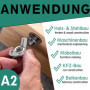 Écrou papillon conforme à la norme DIN 315 | Forme américaine | Acier inoxydable A2 / V2A | M6-25 pièces