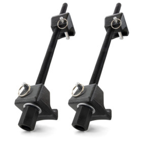 HASKYY Compresseur de jambe de force - 380 mm - Universel - Avec broches de sécurité - Pour voiture - Abaissement des amortisseu