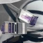 1aTTack.de - 7,5 m - Câble réseau CAT6a Superflex Ethernet Gigabit LAN Câble patch RJ45 CAT6 A 10000 Mbit s SFTP PIMF 500 MHz co