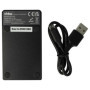 vhbw USB Chargeur de Batterie USB Compatible avec Panasonic Lumix DMC-TZ25, DMC-TZ30, DMC-TZ31, DMC-TZ36, DMC-TZ6, DMC-TZ7, DMC-