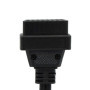 vhbw OBD2 - Câble Adaptateur pour Appareil de Diagnostic OBD pour Tous Les modèles Audi, Seat, Skoda, VW, Volkswagen - avec conn