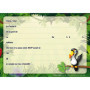 Edition Colibri (10968 FR Lot de 10 Cartes d‘invitation ANIMAUX DE ZOO en Français pour un anniversaire d‘enfant ou pour une par