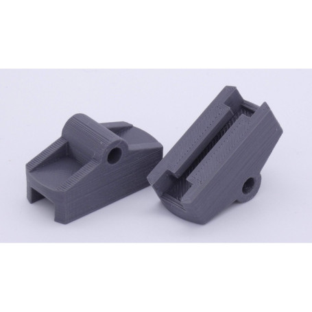 2x curseur pour charnière coulissante - pièce de rechange compatible avec IKEA Behjälplig