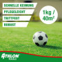 ATHLON TOOLS Graines de gazon de sport et de jeu, 1 kg/40 m², pour le printemps, germination rapide, semences de pelouse, gazon 