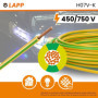 Lapp 4520006 H07V-K 16,0 mm² Vert/jaune I Câble de terre I Conducteur de protection 16 mm2 I Câble de câblage I Câble conducteur