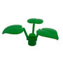 CMC imports 6255 Lot de 20 blocs de construction à clipser, vert clair, compatibles avec 3 grandes feuilles, pour jardin, ville,