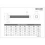 SECCARO Lot de 20 boulons de carrosserie M6 x 140 mm, en acier inoxydable V2A VA A2, DIN 603 / ISO 8677, tête ronde avec collet 