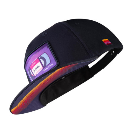 Nebelkind Casquette snapback homme femme VHS bleu foncé taille unique taille réglable unisexe casquette de baseball cassette str