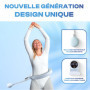 Wellrelaxx Smart Hula Hoop, silencieux et rotatif, avec compteur | Hula Hoop avec boule de poids | Cerceau pour perdre du poids 