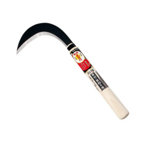 Hounen Scie Faucille Jardin Taille Herbe Lierre Récolte Légume Désherbage Lame Acier Yasugi Fait Au Japon